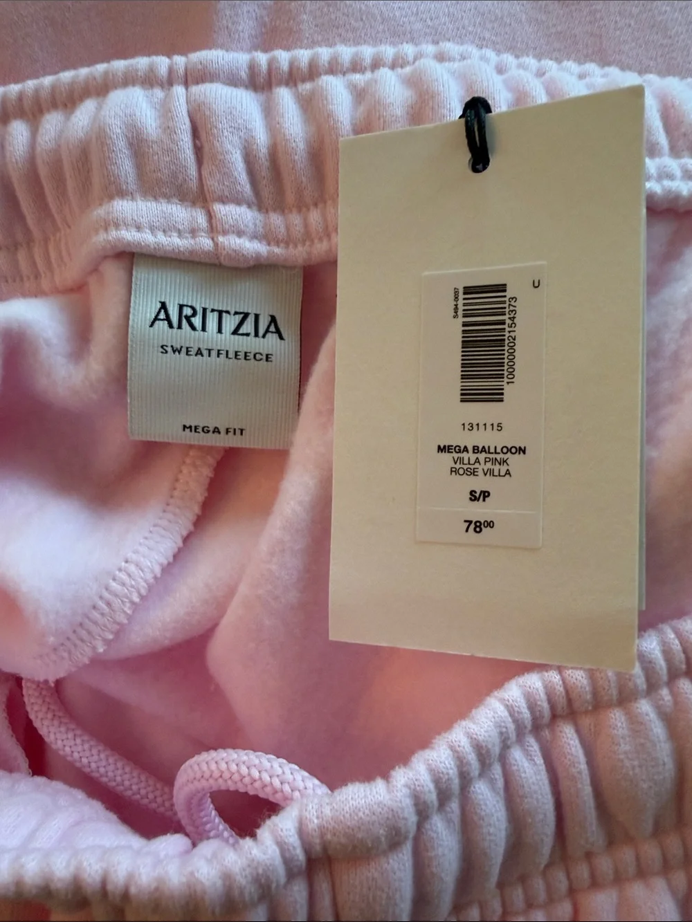 Aritzia Light Pink women’s Jogger Sweatpants - Picture 2 of 4
